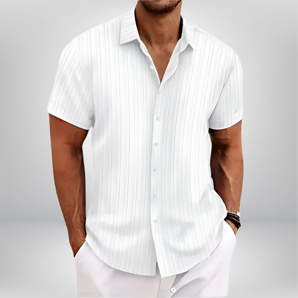 Olaf | Sommer­skjorte med korte ermer for menn