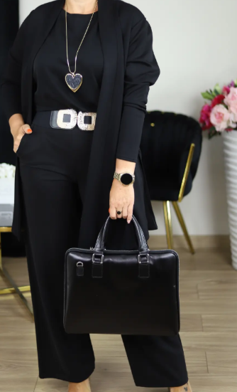 Gabriella | 3-delers sett med lang cardigan.