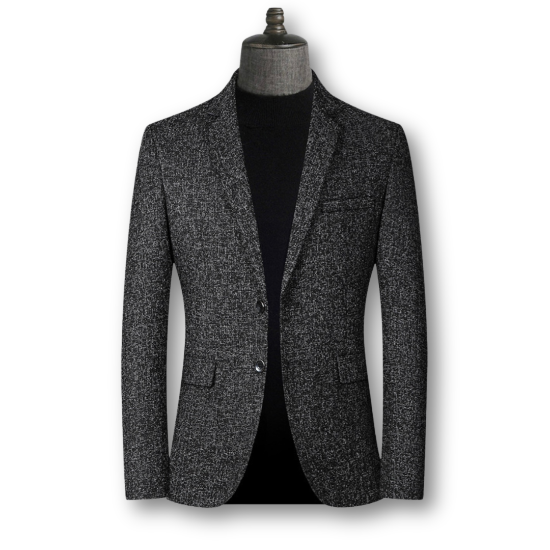 Frode | Elegant Blazer i Skotskrutete Stoff – Herremote