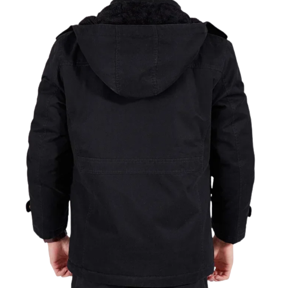 Elegant vattert bomberjakke