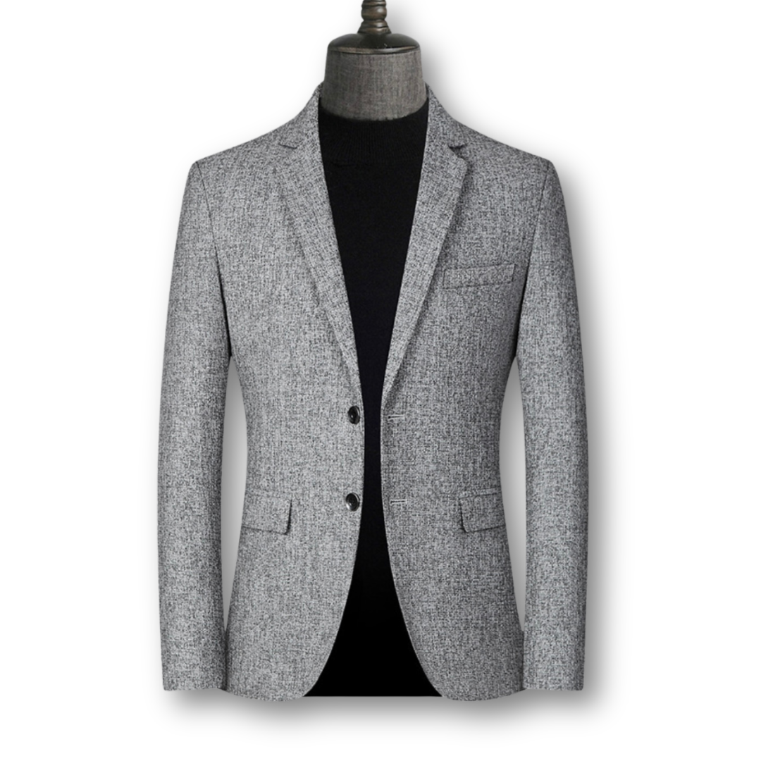 Frode | Elegant Blazer i Skotskrutete Stoff – Herremote
