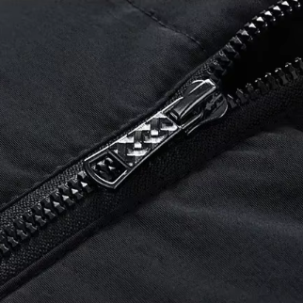 Elegant vattert pufferjakke