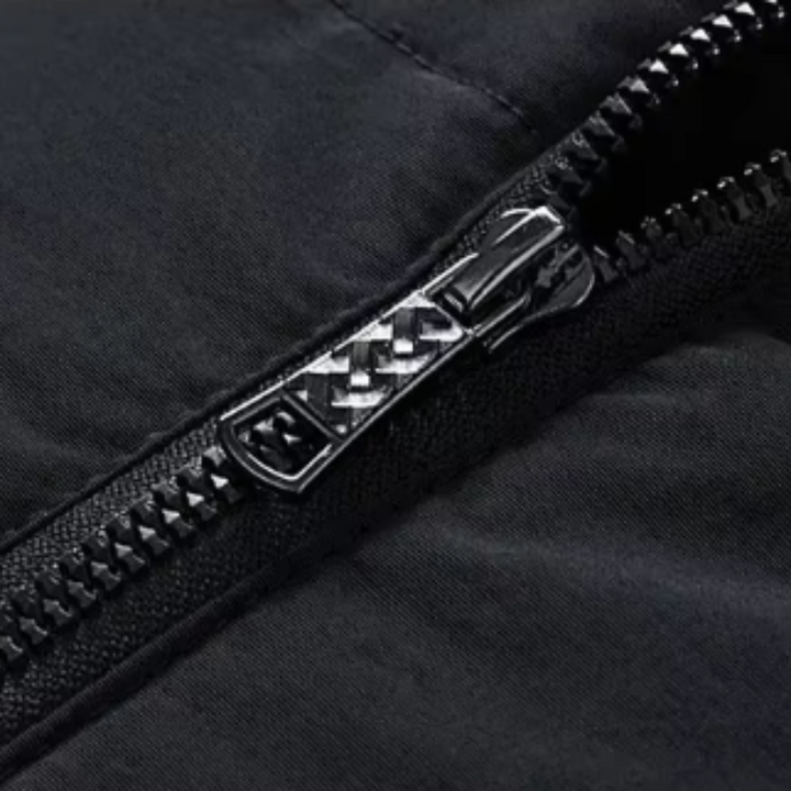 Elegant vattert pufferjakke