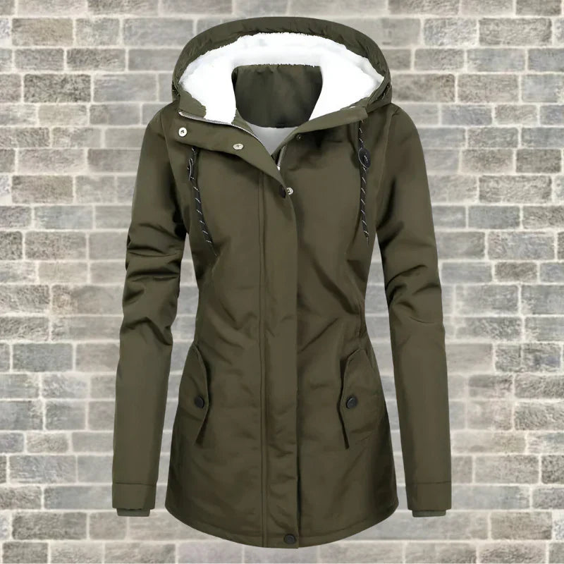 Annett | Plissert vinterjakke