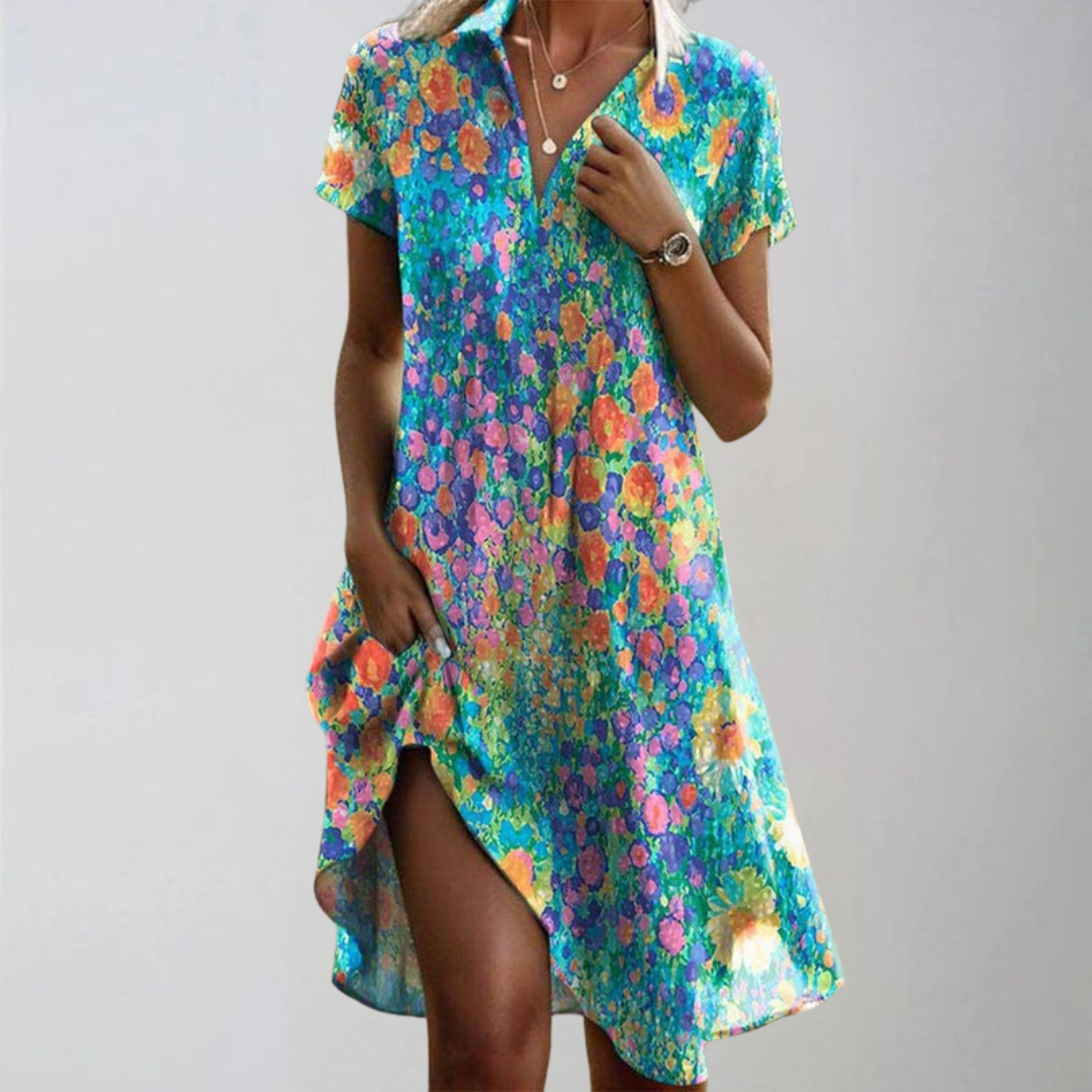 Tessa | Elegant blomsterkjole