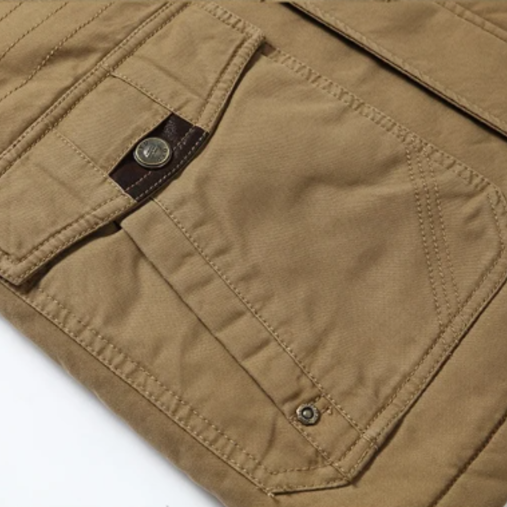 Elegant vinterjakke i bomullsvatt