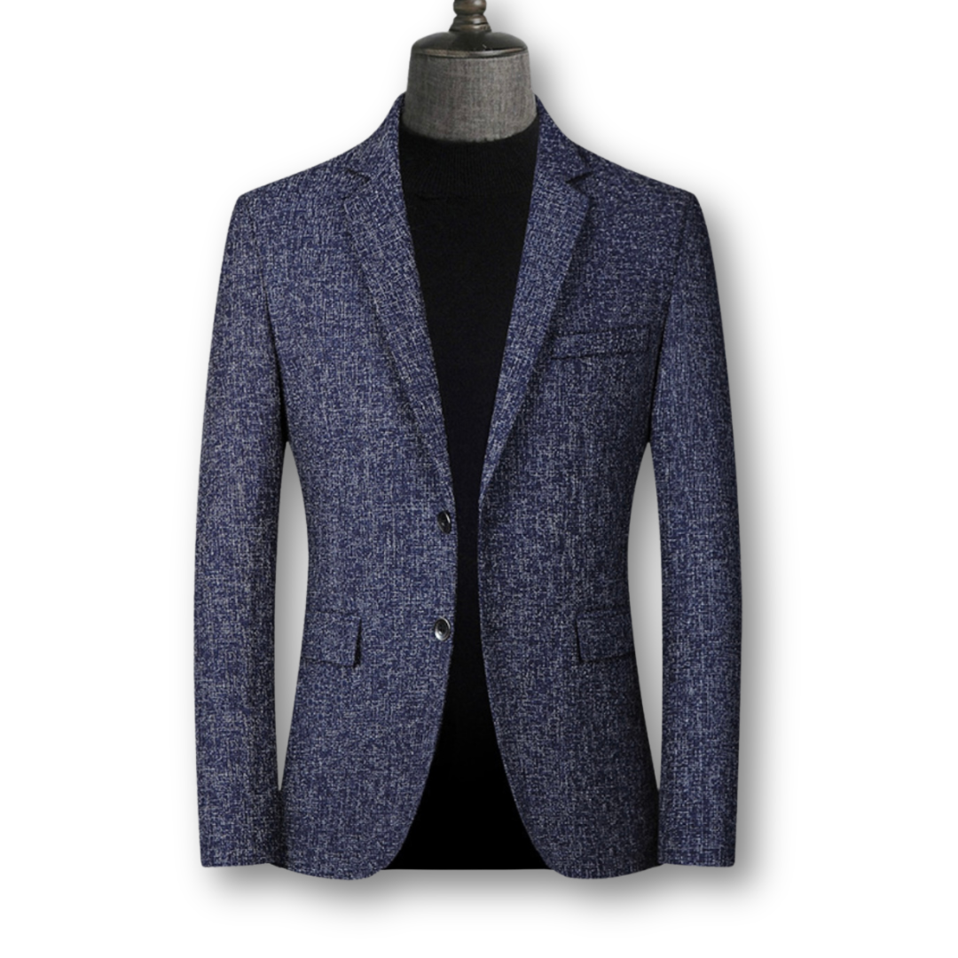 Frode | Elegant Blazer i Skotskrutete Stoff – Herremote