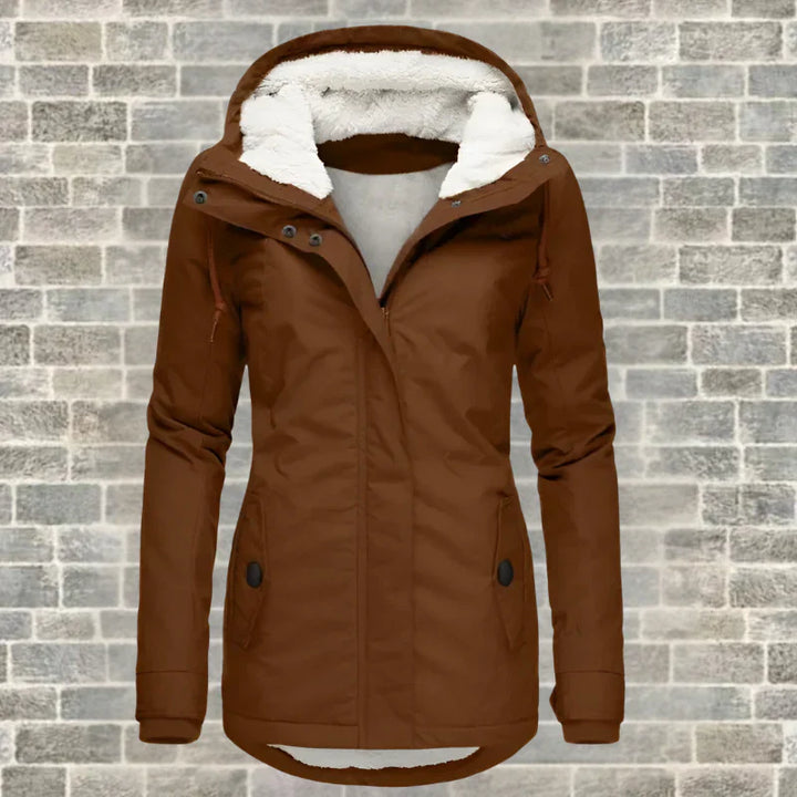 Annett | Plissert vinterjakke