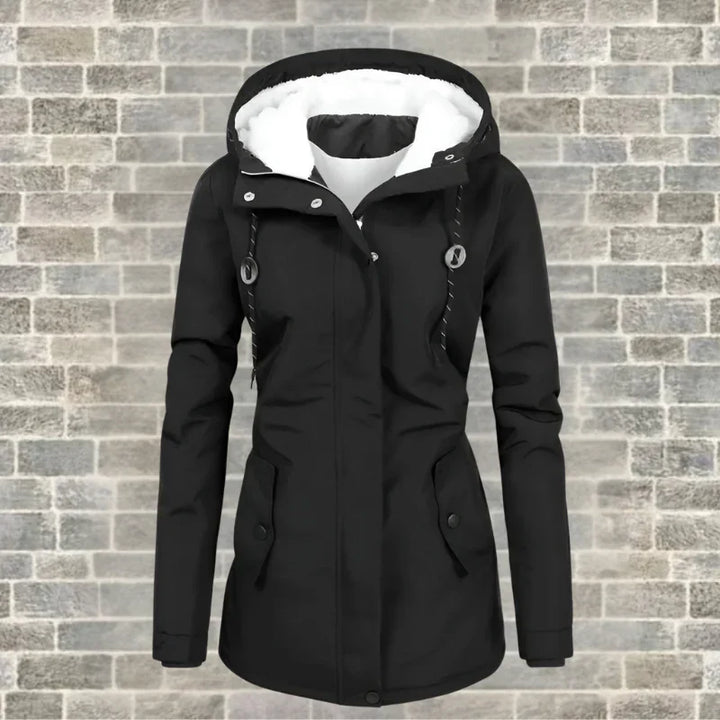 Annett | Plissert vinterjakke