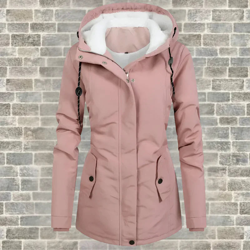 Annett | Plissert vinterjakke