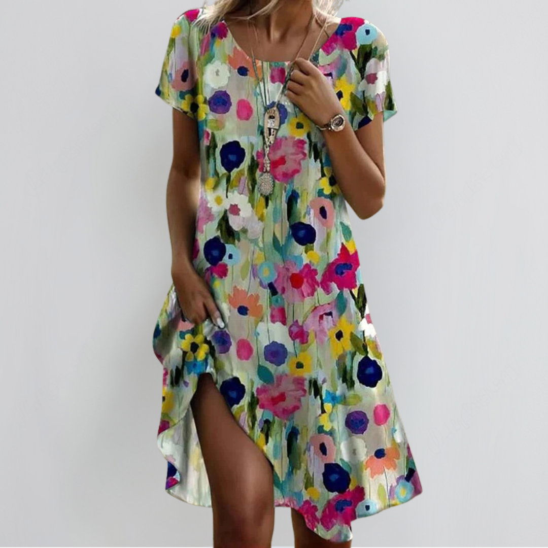 Tessa | Elegant blomsterkjole