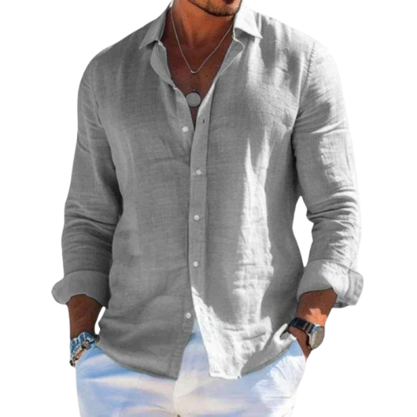 Florián | Uformell bomullsskjorte for menn