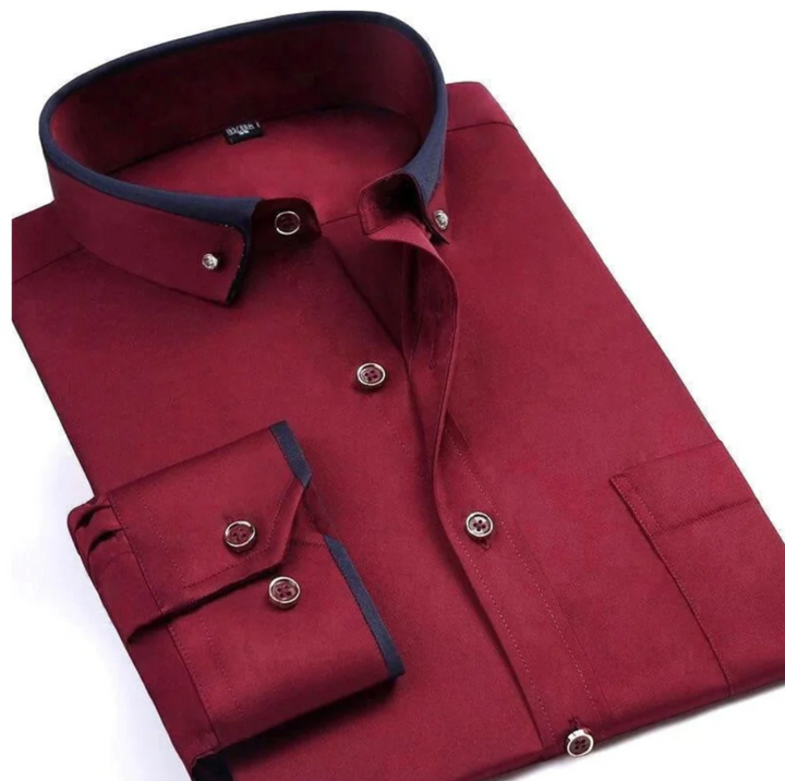 Egor | Luksuriøs kontrastskjorte