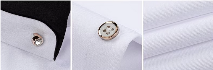 Egor | Luksuriøs kontrastskjorte