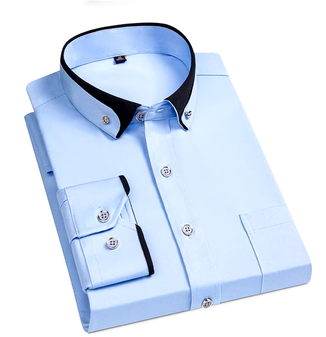 Egor | Luksuriøs kontrastskjorte