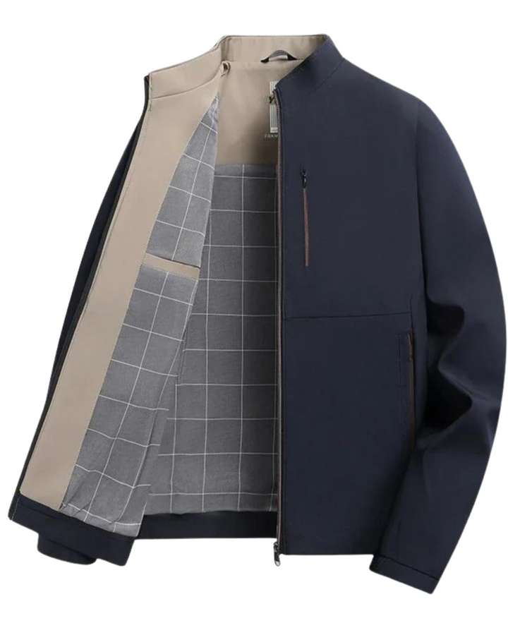 Klassisk jakke med glidelås