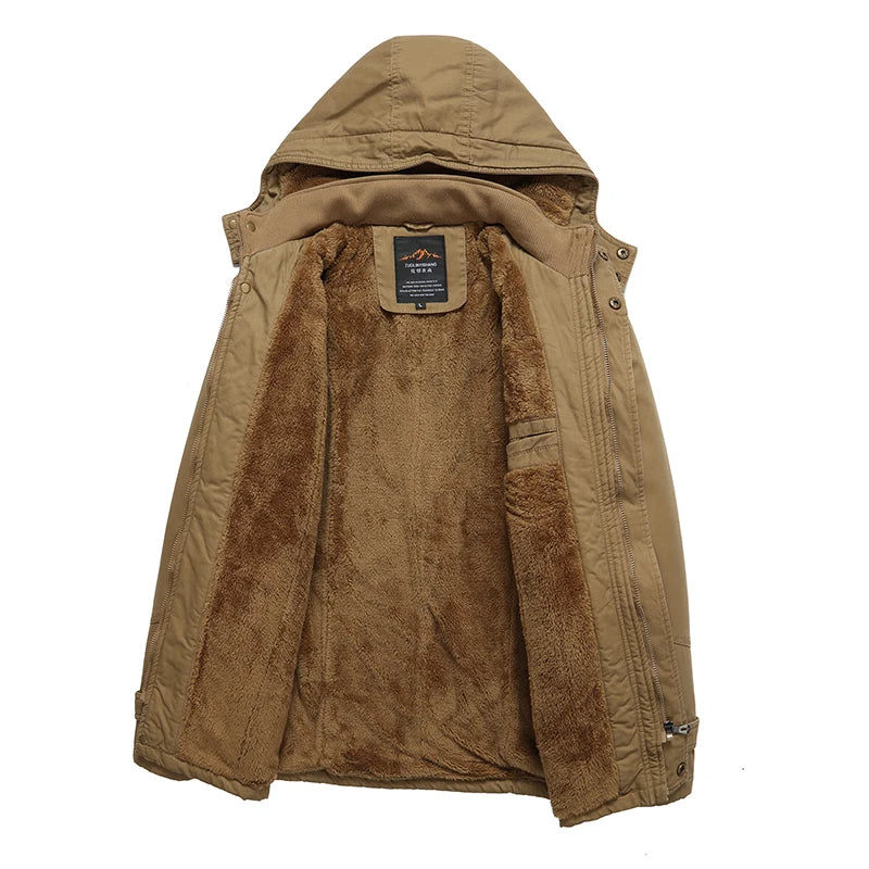 Elegant vinterjakke i bomullsvatt