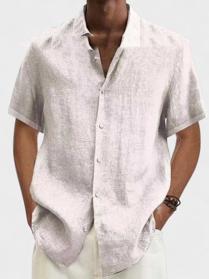 Lukas | Klassisk sommerskjorte i lin